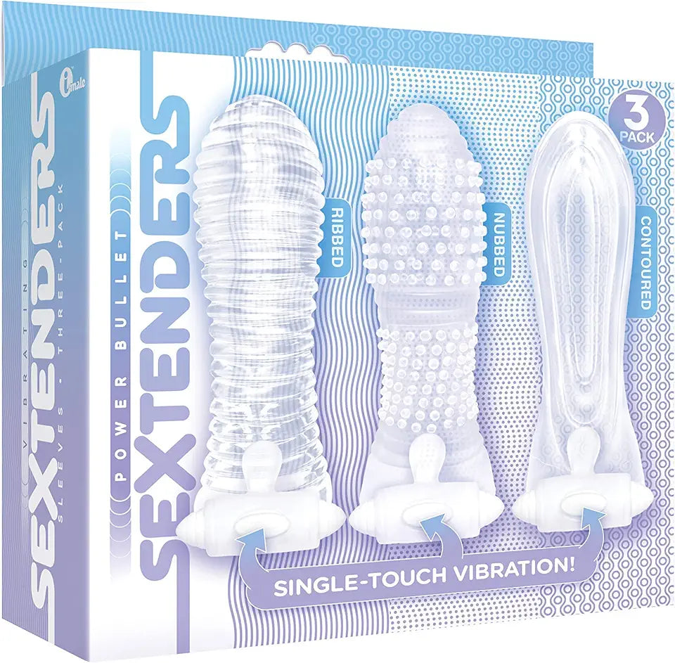 Vibrating 3-Pack Nubbed Contoured Ribbed T698