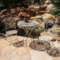 Antiqued Iron 3PC Folding Bistro Set Q5913