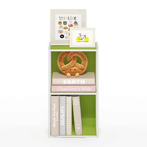 White 5-Cube Bookcase U956