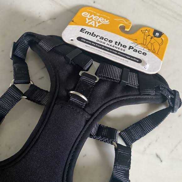 Black Step in Dog Harness X289871