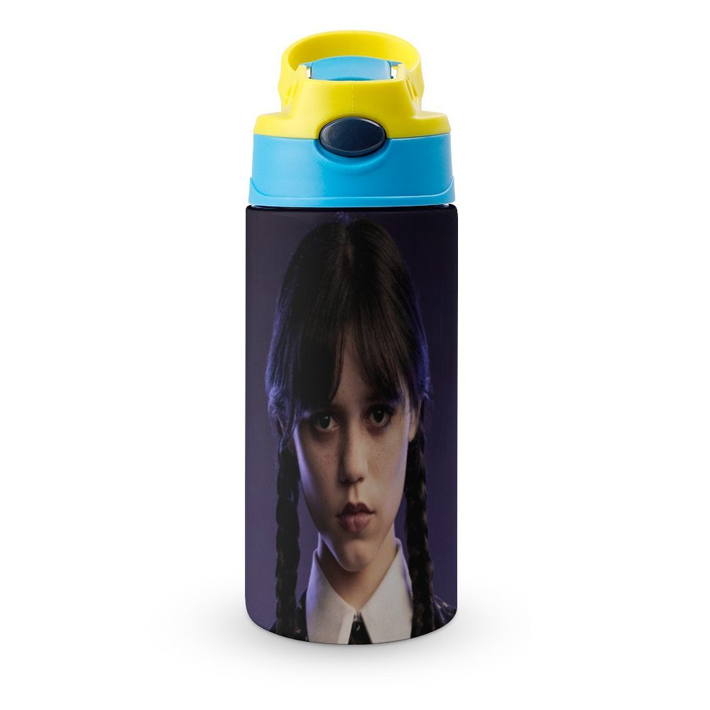 Stainless Steel Vacuum Insulated Water Bottle With Straw D48026