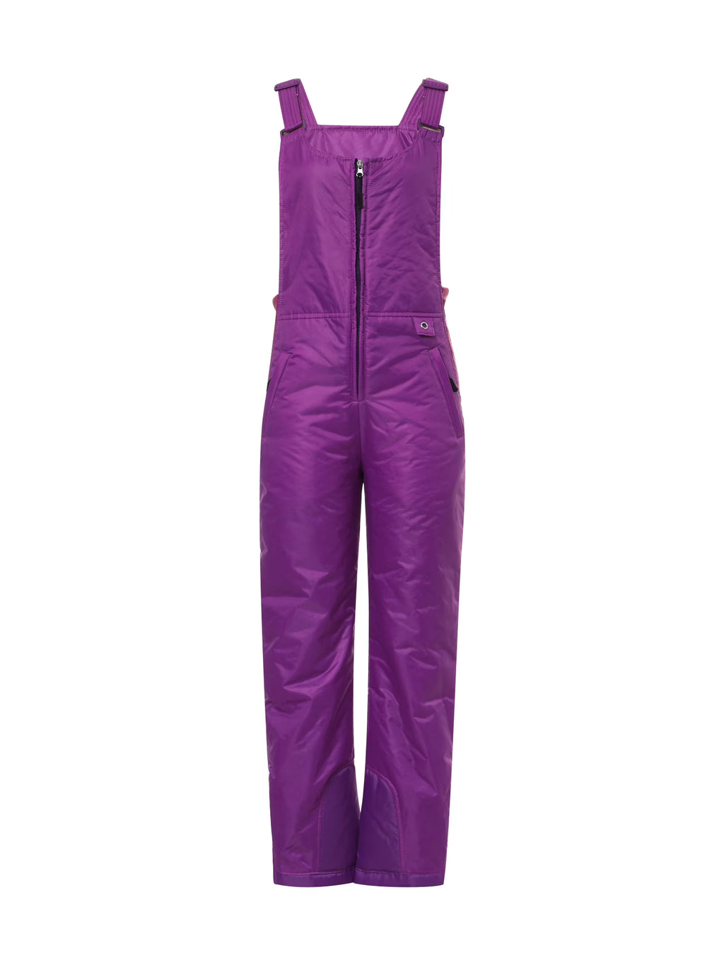 Purple Insulated Water Resistant Ski Snow Bib Pants XL N5779