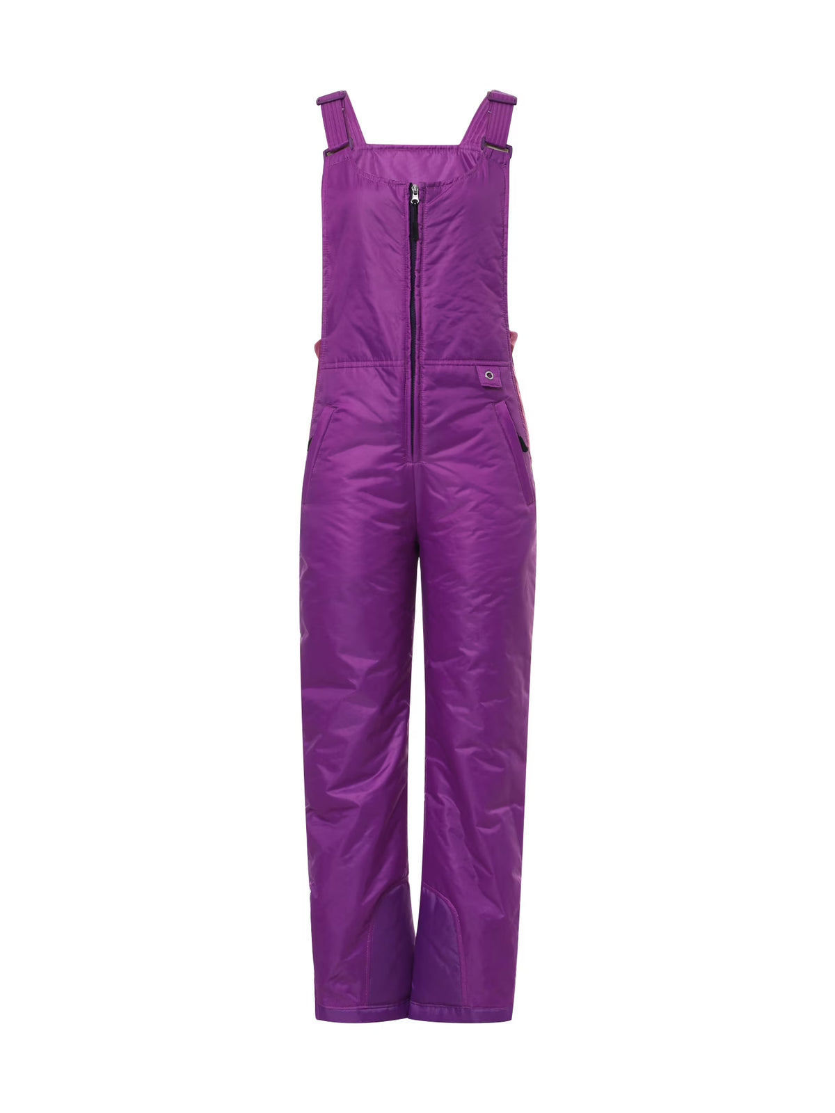 Purple Insulated Water Resistant Ski Snow Bib Pants XL N5779
