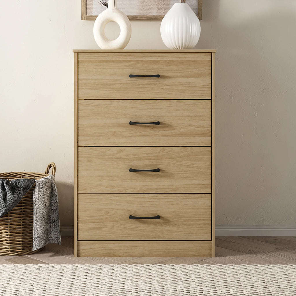 White 4 Drawer Dresser Y73430