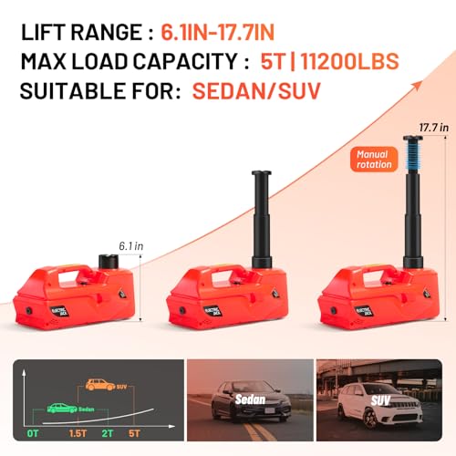5 Ton Hydraulic Electric Car Jack A91714
