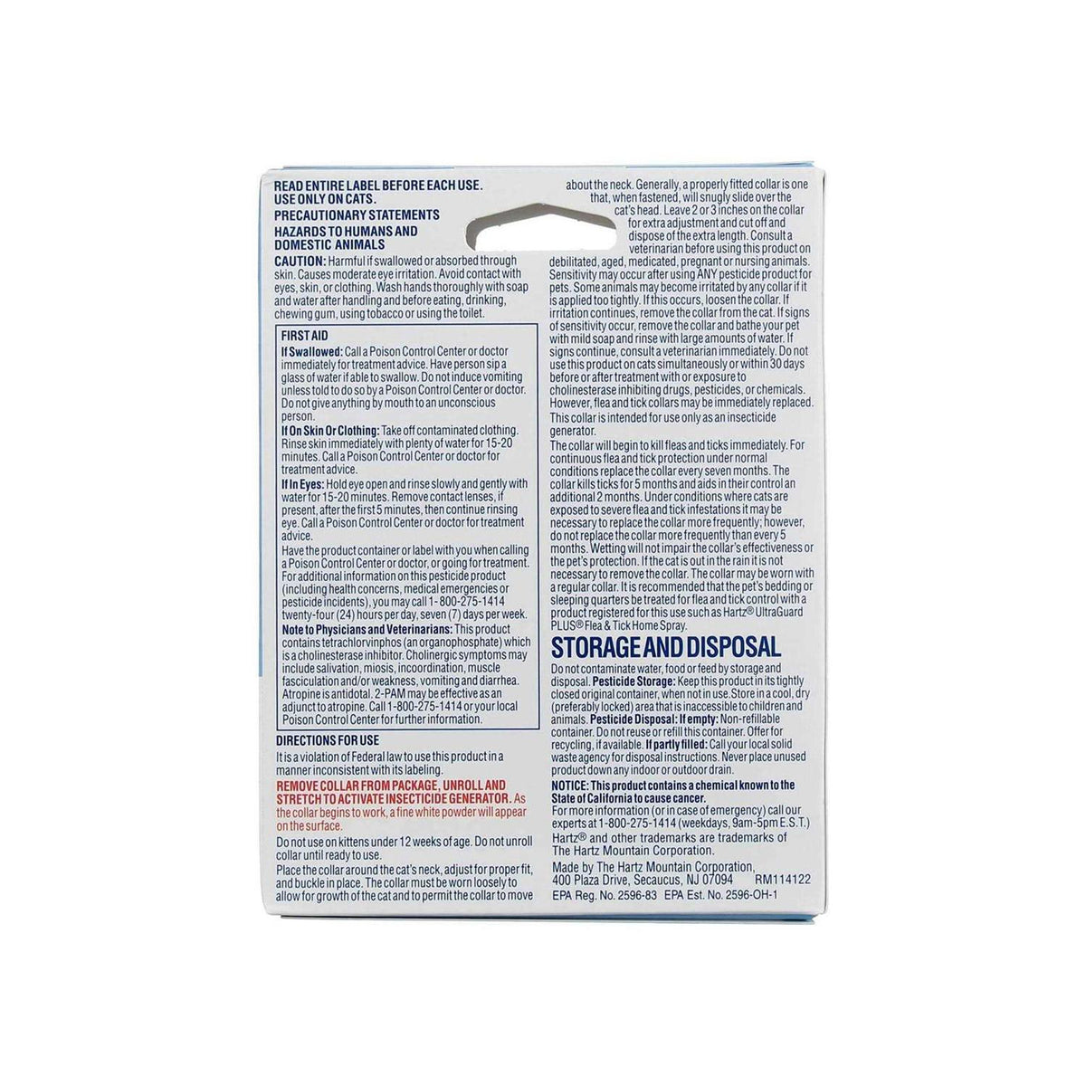 Flea & Tick Collar for Cats & Kittens V19483