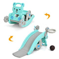 4-in-1 Toddler Slide Playset with Basketball Hoop J676770