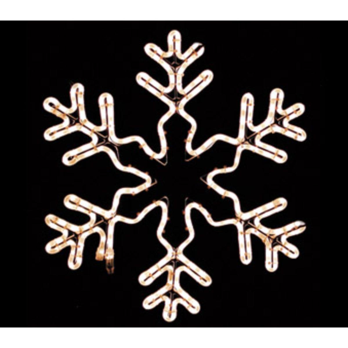 Snowflake Holiday Rope Light Motif, 24-Inch M806356