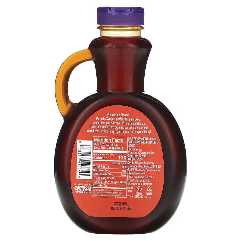 Organic Pancake Syrup 20 fl oz Y556274