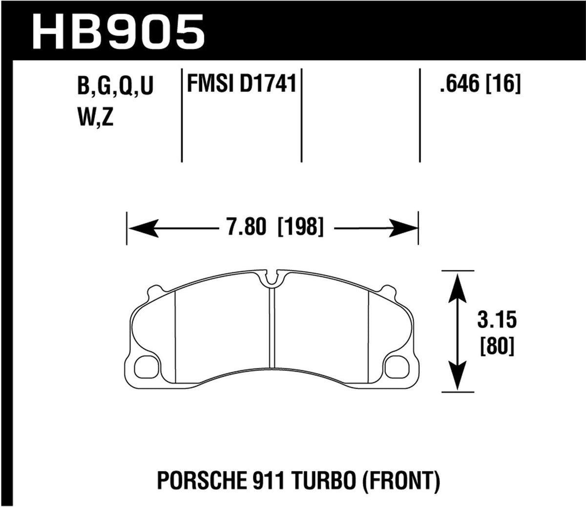 HP Plus Street Brake Pads G2039